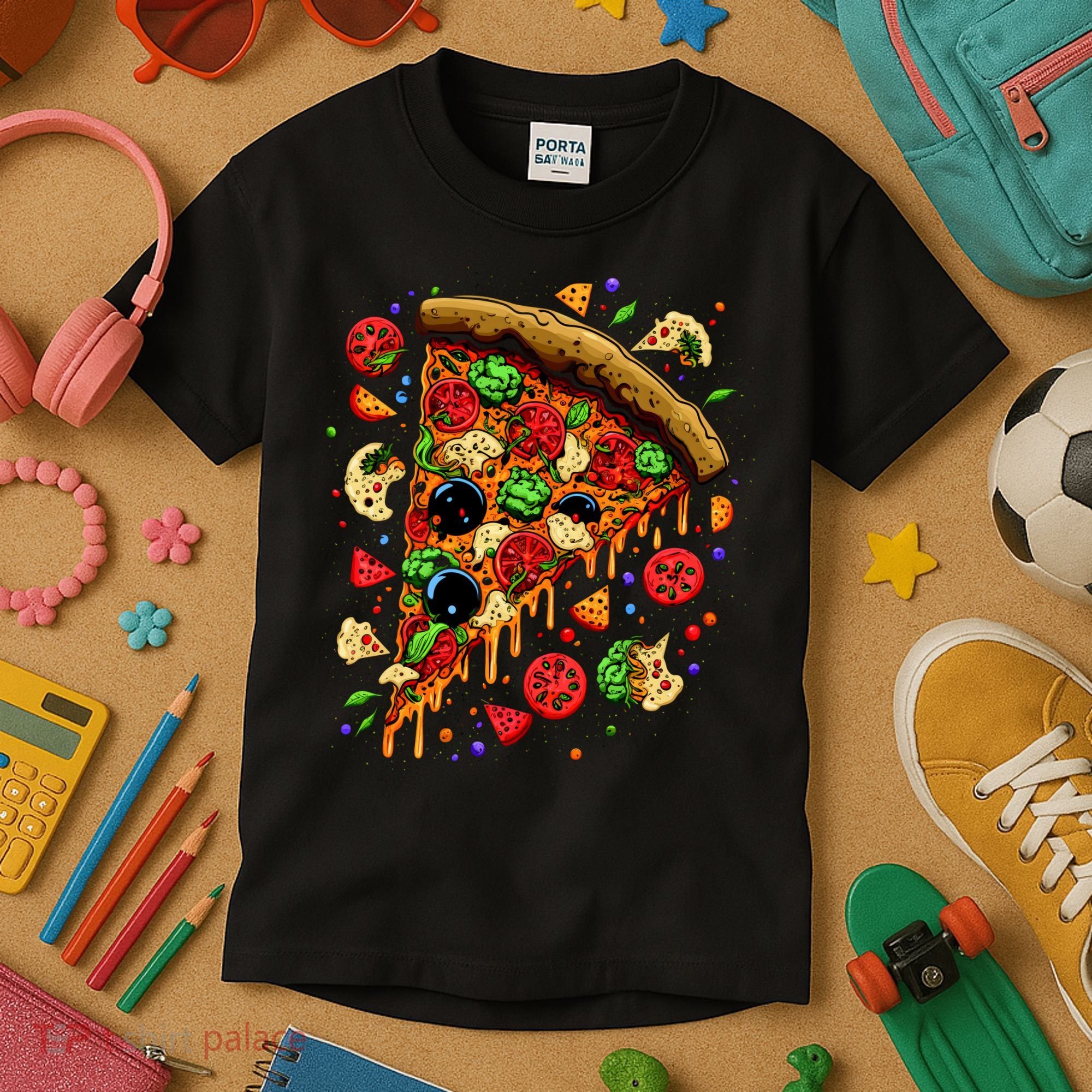 Delicious Pizza Kids T-Shirt