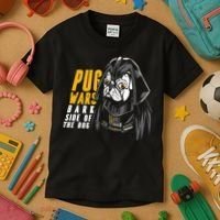 Darth Pug Kids T-Shirt thumb 3