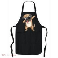Dabbing Pug Dog Lover Kids Boys Girls Dab Dance Apron thumb 0