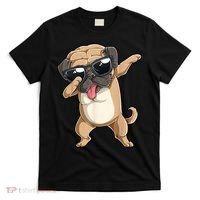 Dabbing Pug Dog Lover Kids Boys Girls Dab Dance T-Shirt thumb 0