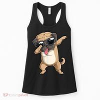 Dabbing Pug Dog Lover Kids Boys Girls Dab Dance Women's Tank Top thumb 0