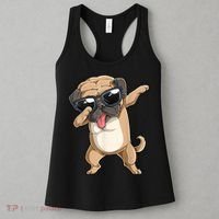 Dabbing Pug Dog Lover Kids Boys Girls Dab Dance Women's Tank Top thumb 3