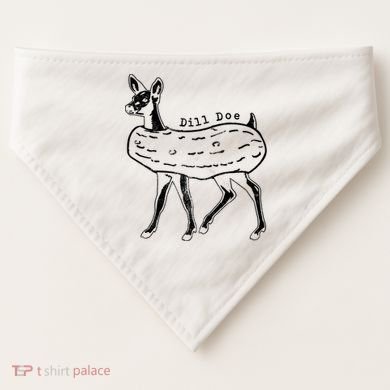 Dill Pickle Dill Doe USA-Made Doggie Bandana