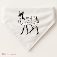 Dill Pickle Dill Doe USA-Made Doggie Bandana thumb 0