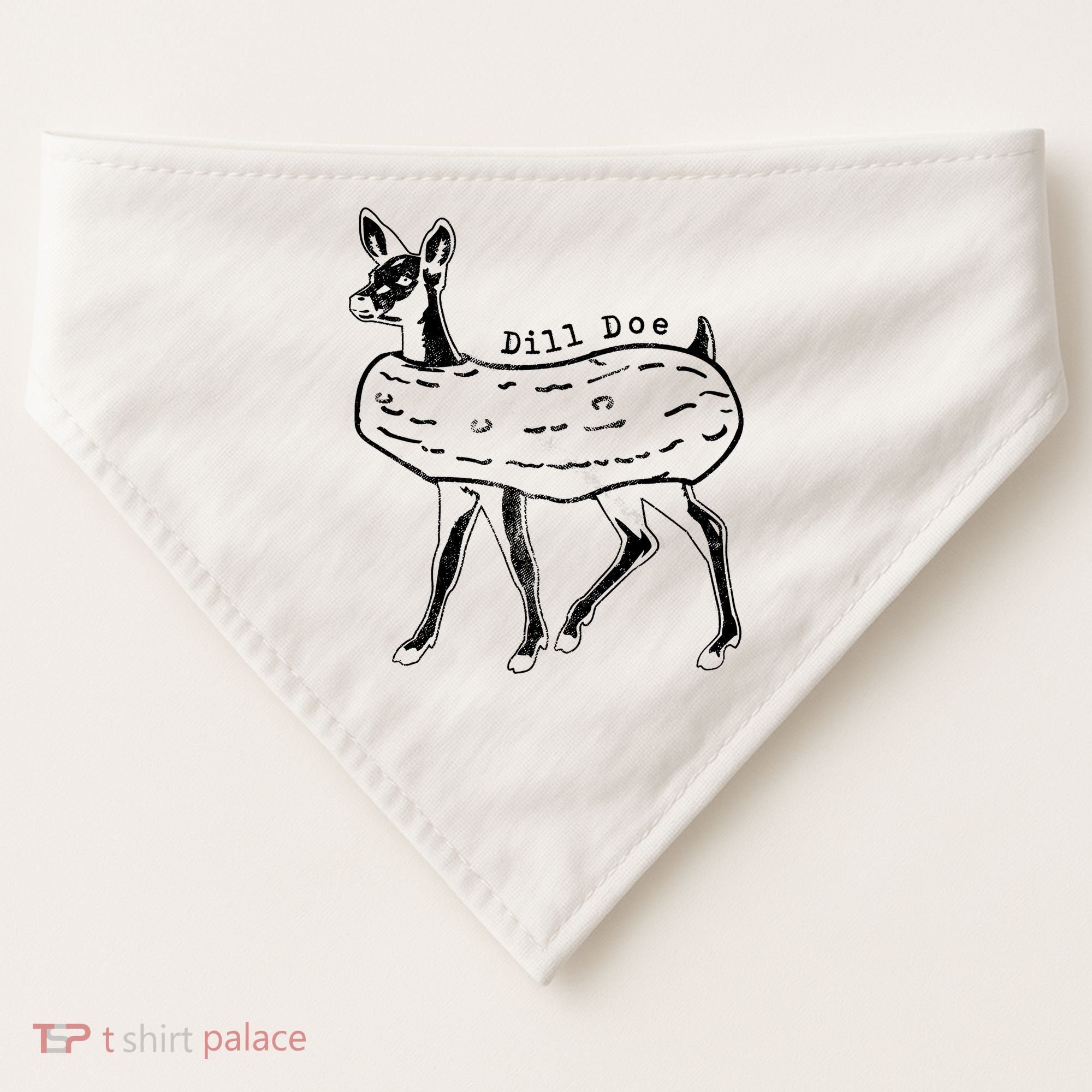 Dill Pickle Dill Doe USA-Made Doggie Bandana