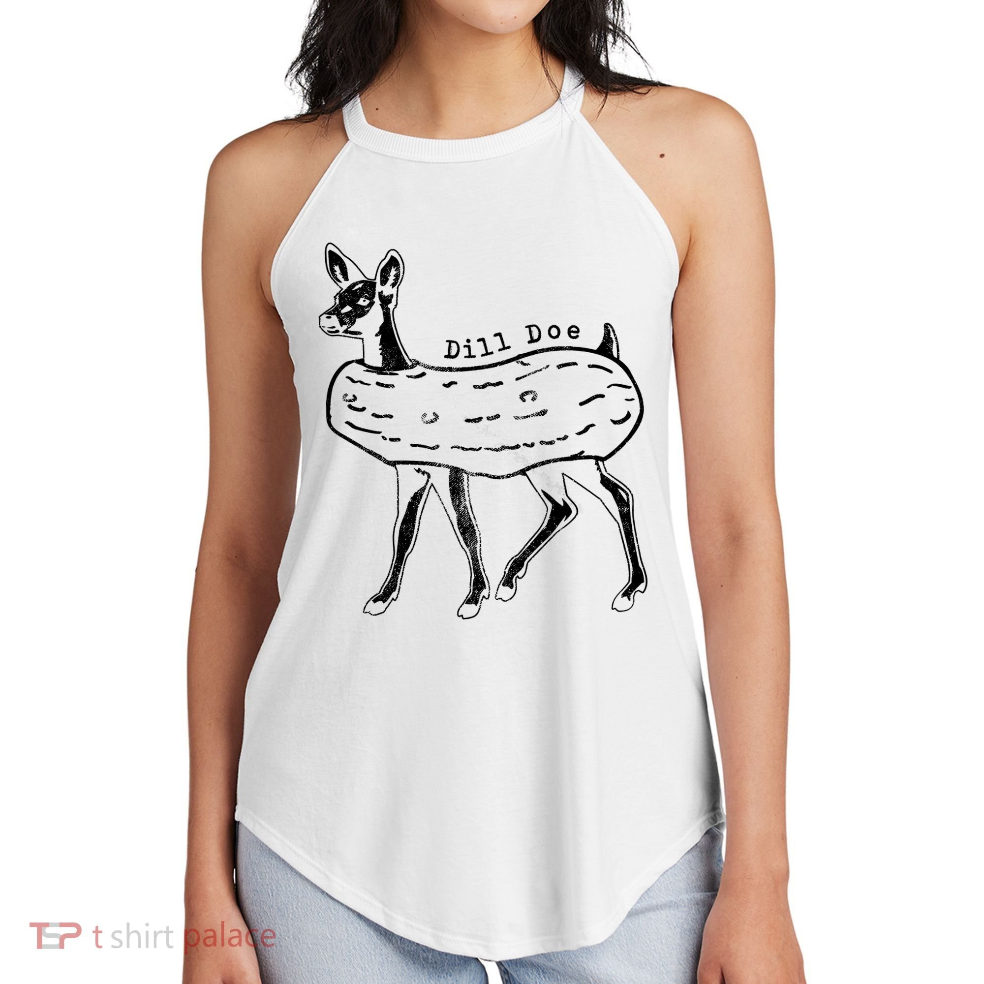 Dill Pickle Dill Doe Women's Perfect Tri Rocker Tank