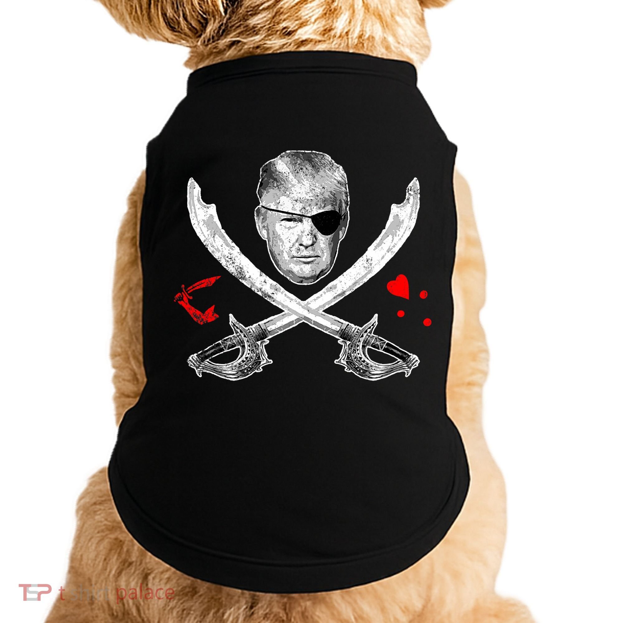 Dread Pirate Donald Trump Pirate Flag 2024 Doggie Tank
