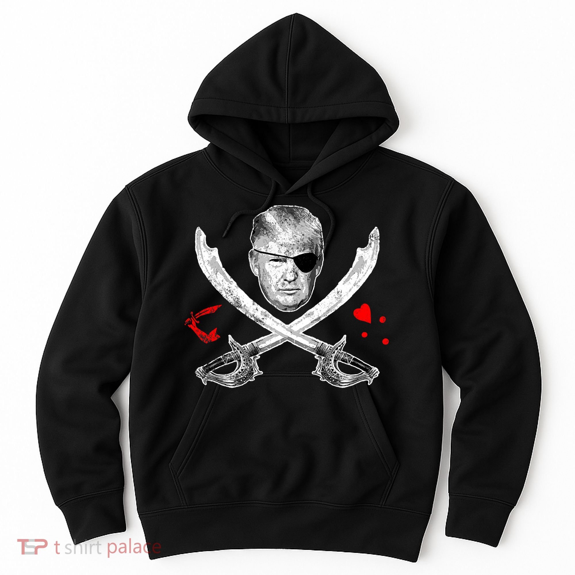 Dread Pirate Donald Trump Pirate Flag 2024 Hoodie