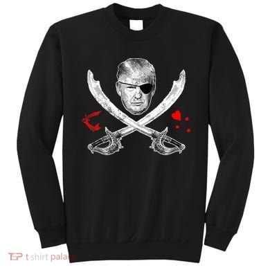 Dread Pirate Donald Trump Pirate Flag 2024 Sweatshirt