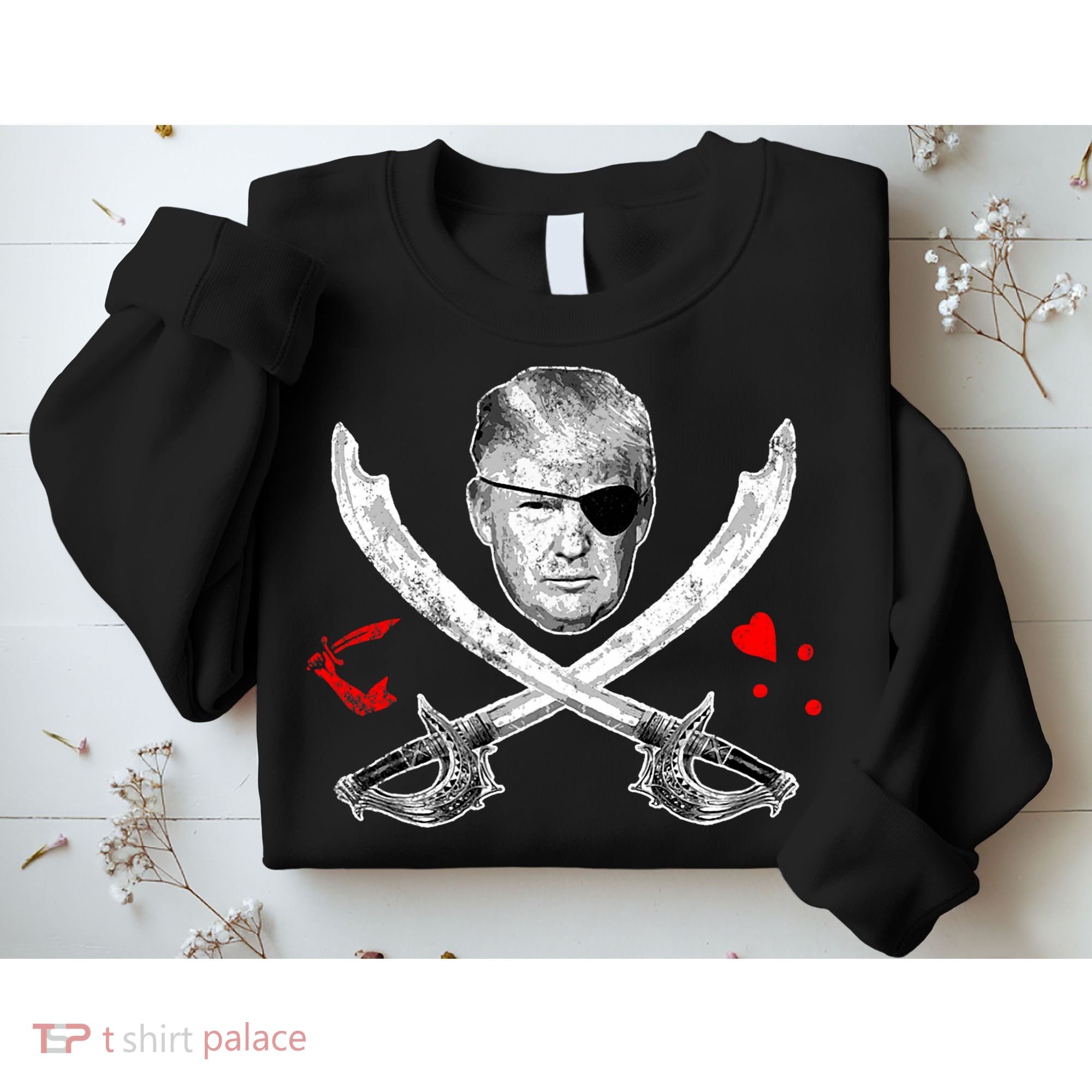 Dread Pirate Donald Trump Pirate Flag 2024 Sweatshirt