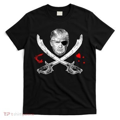 Dread Pirate Donald Trump Pirate Flag 2024 T-Shirt