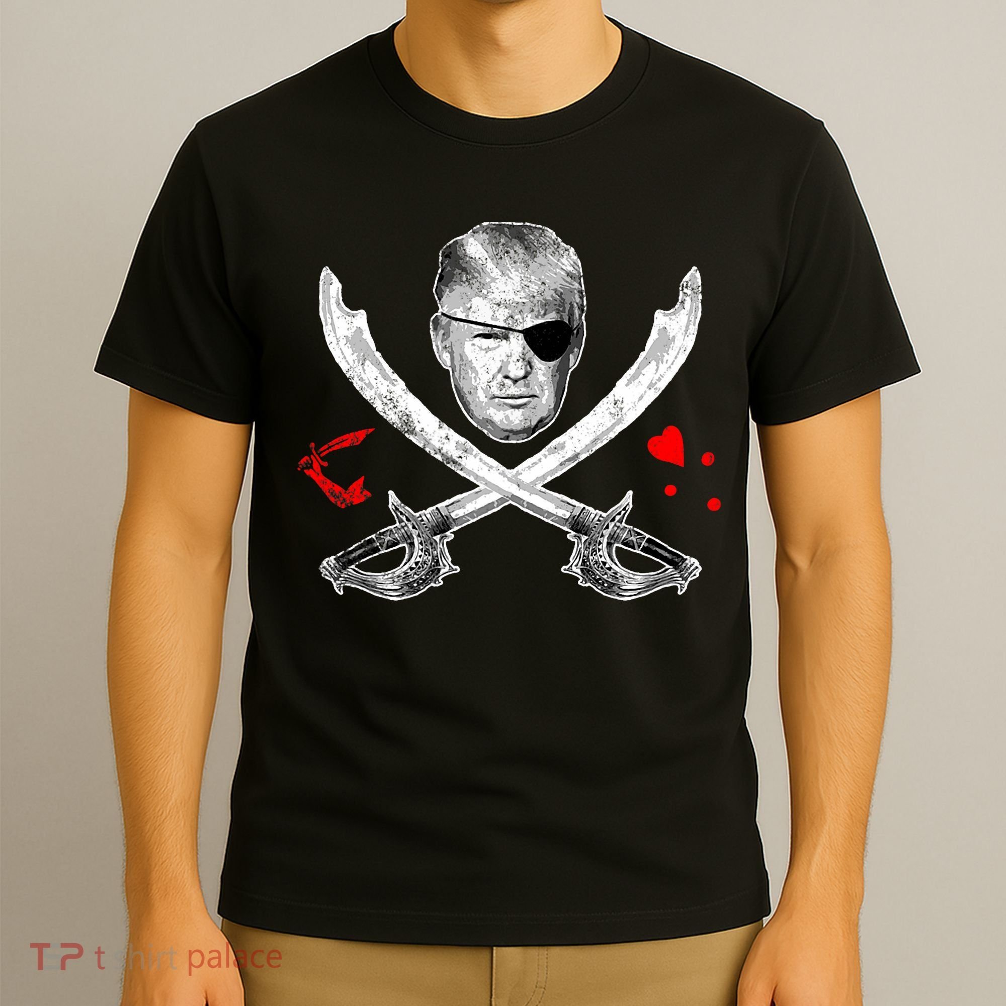 Dread Pirate Donald Trump Pirate Flag 2024 T-Shirt