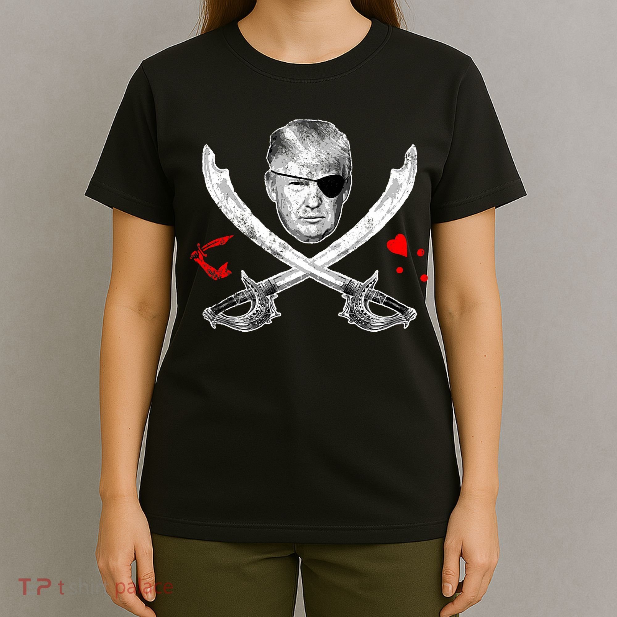 Dread Pirate Donald Trump Pirate Flag 2024 T-Shirt