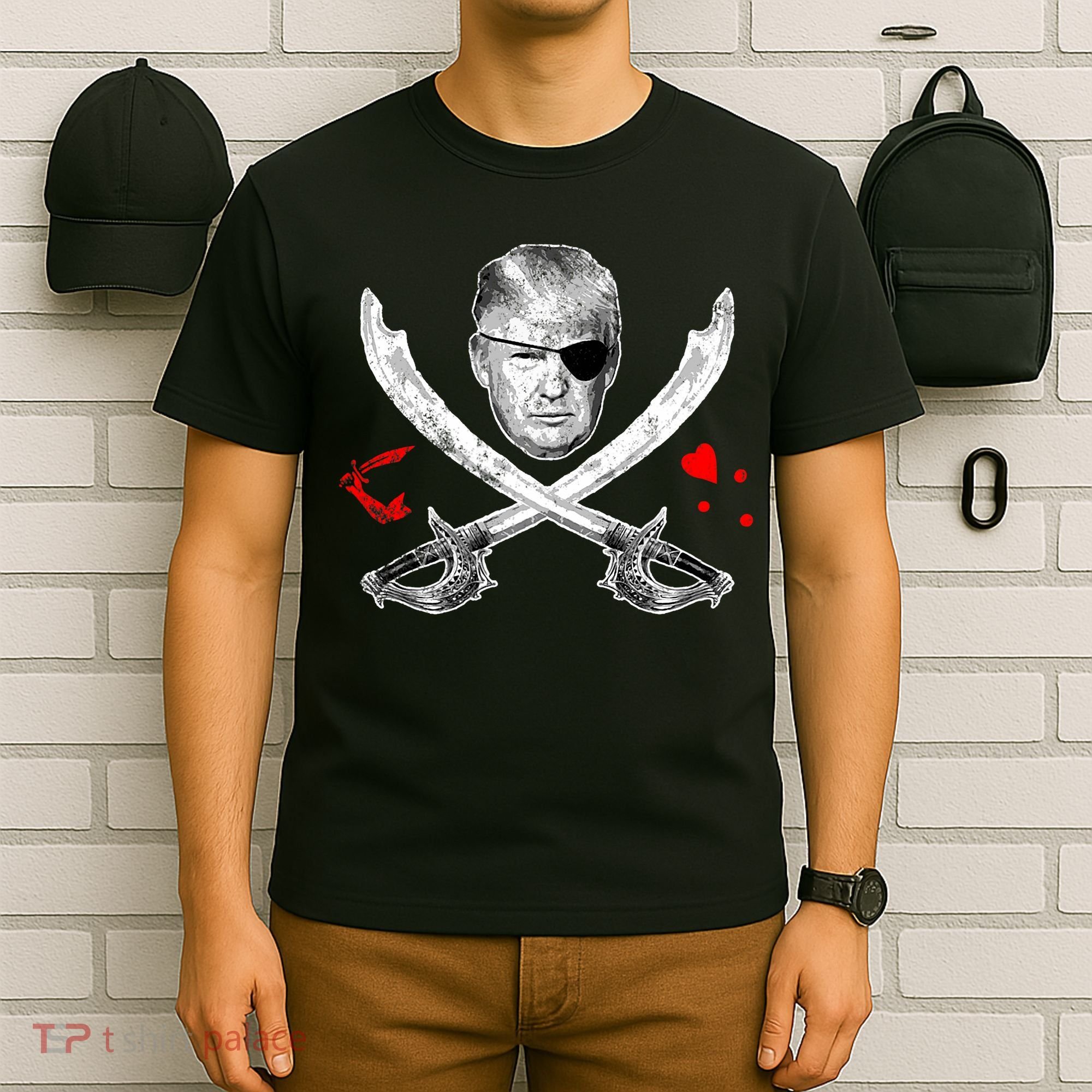 Dread Pirate Donald Trump Pirate Flag 2024 T-Shirt