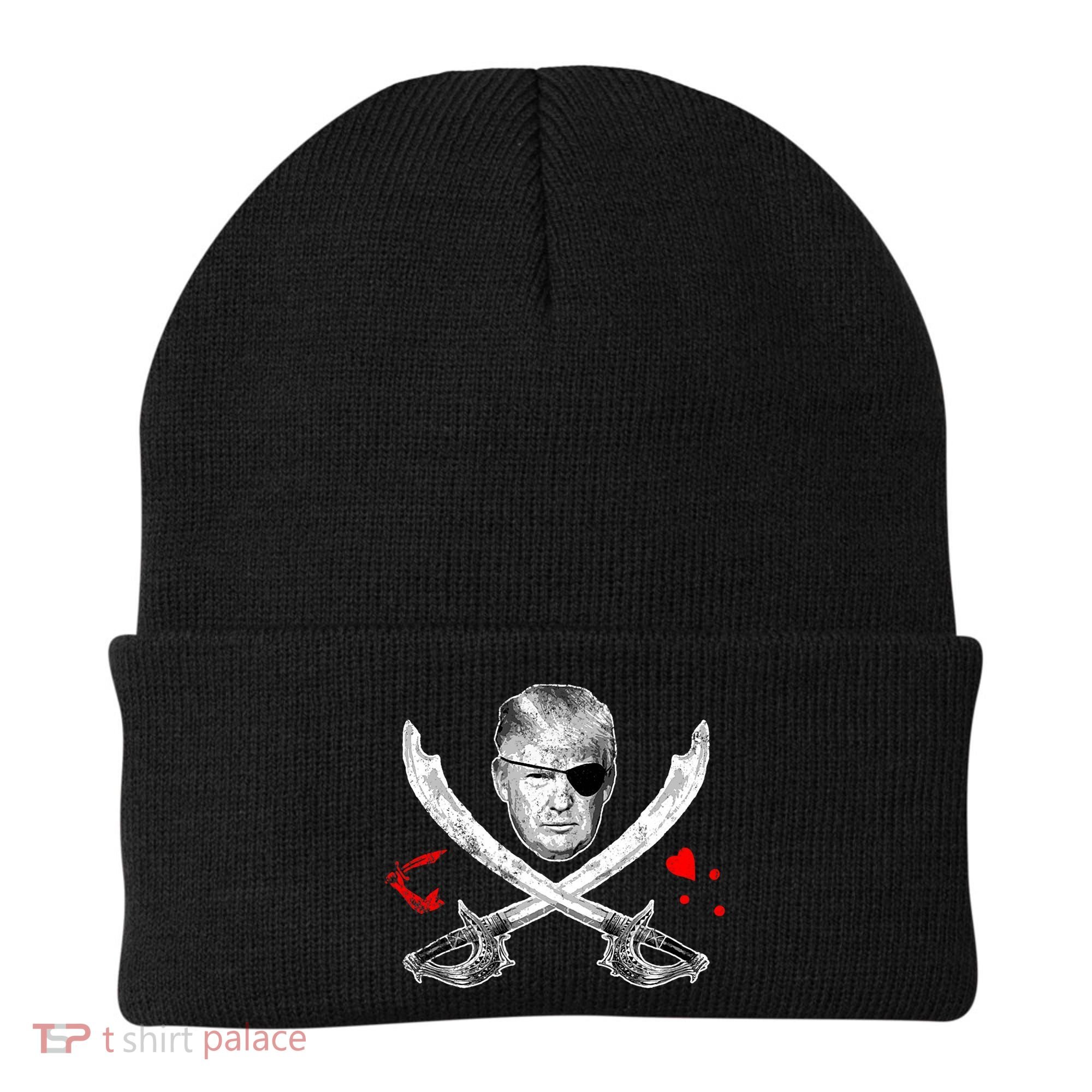 Dread Pirate Donald Trump Pirate Flag 2024 Beanie