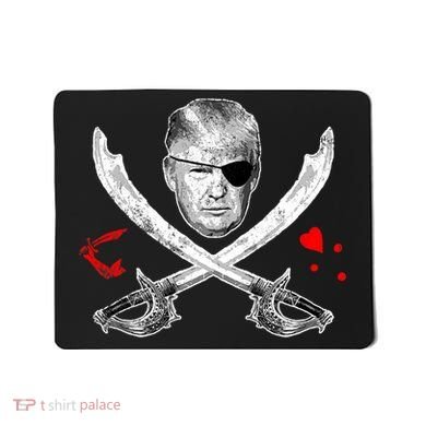Dread Pirate Donald Trump Pirate Flag 2024 Mousepad