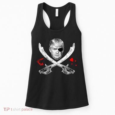 Dread Pirate Donald Trump Pirate Flag 2024 Women's Tank Top