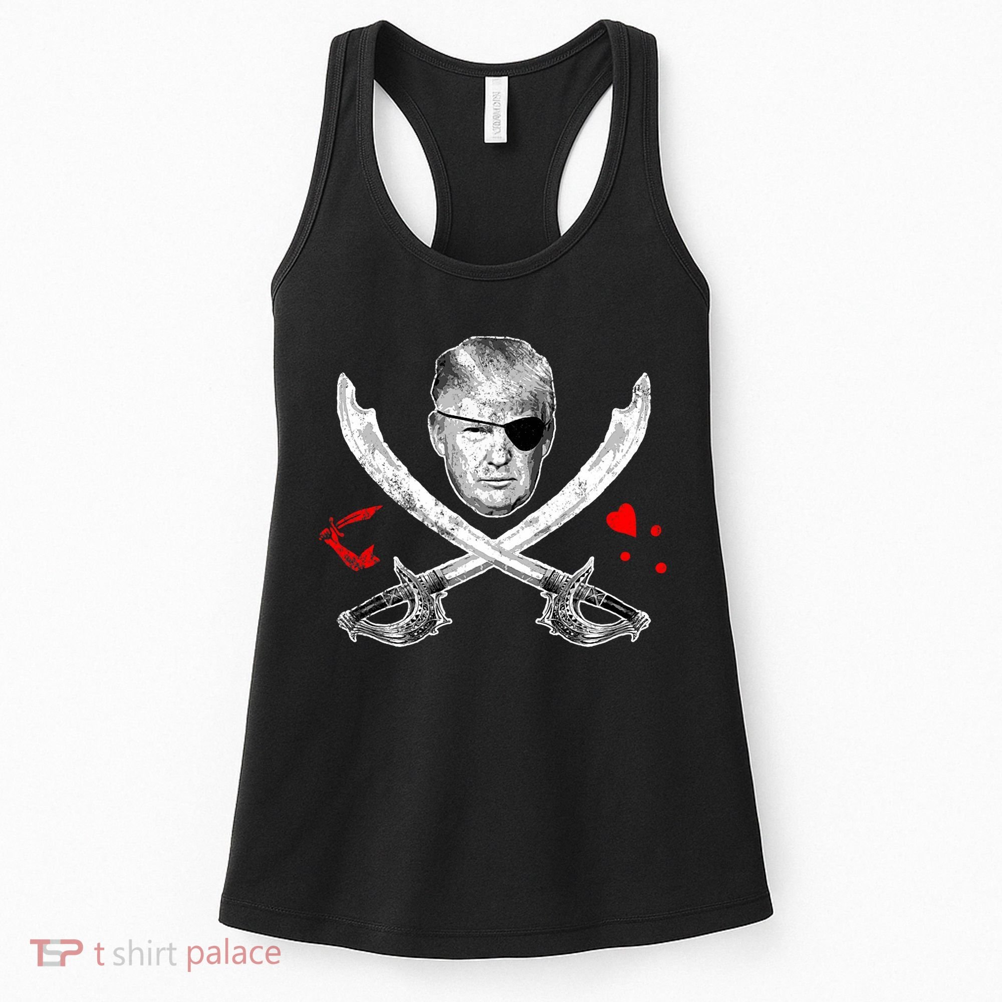 Dread Pirate Donald Trump Pirate Flag 2024 Women's Tank Top