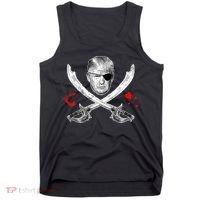 Dread Pirate Donald Trump Pirate Flag 2024 Tank Top thumb 0