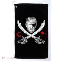 Dread Pirate Donald Trump Pirate Flag 2024 Golf Towel thumb 0