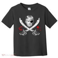 Dread Pirate Donald Trump Pirate Flag 2024 Toddler T-Shirt thumb 0