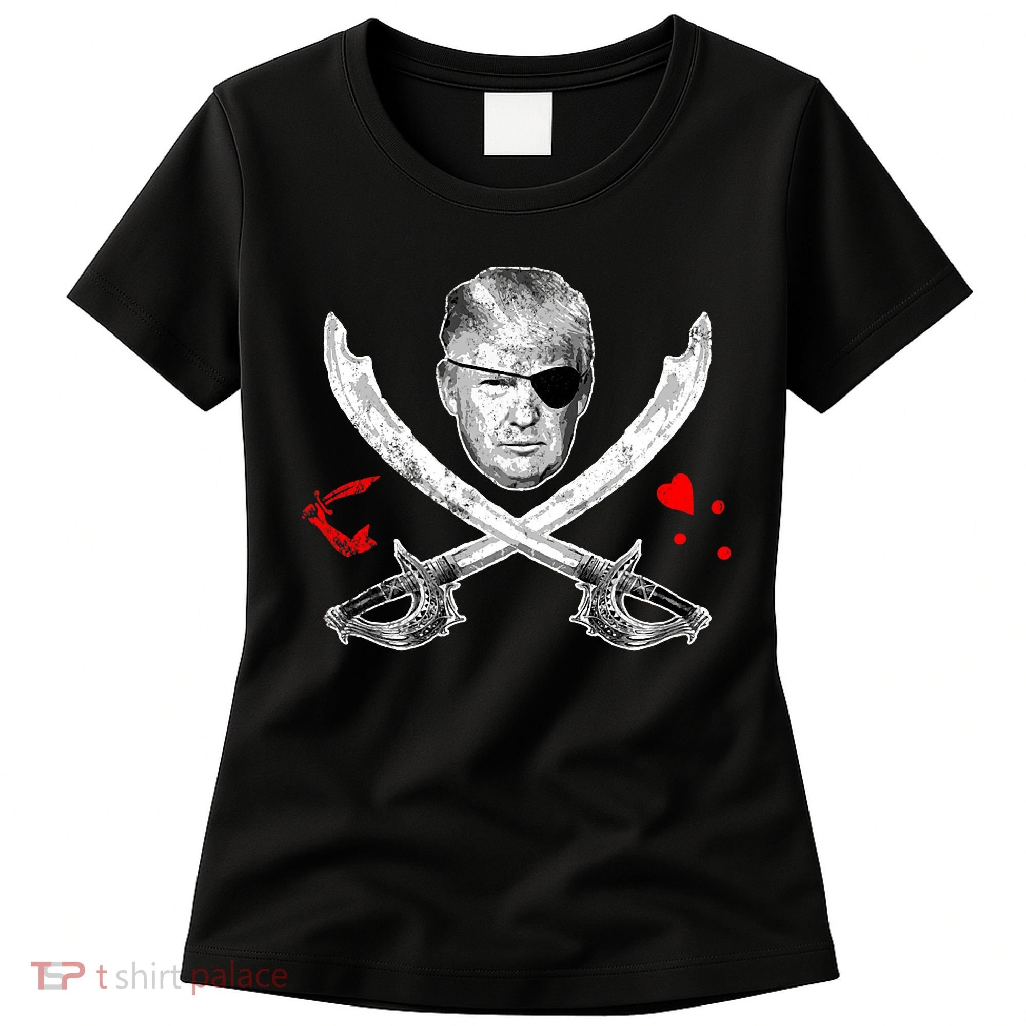 Dread Pirate Donald Trump Pirate Flag 2024 Women's T-Shirt