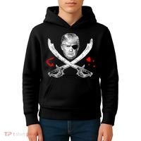 Dread Pirate Donald Trump Pirate Flag 2024 Kids Hoodie thumb 4