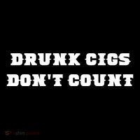 Drunk People Doing Things Drunk Cigs DonT Count USA-Made Doggie Bandana thumb 2