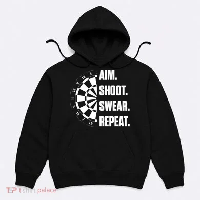 Darts Problems Dartboard Fun Hobby Dart Player Hoodie