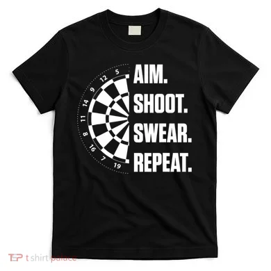 Darts Problems Dartboard Fun Hobby Dart Player T-Shirt