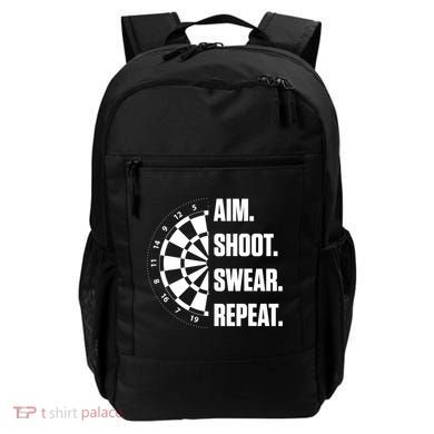 Darts Problems Dartboard Fun Hobby Dart Player Backpack