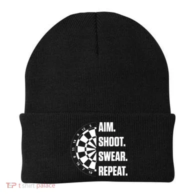 Darts Problems Dartboard Fun Hobby Dart Player Beanie