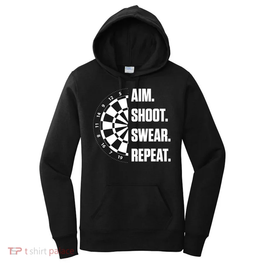 Darts Problems Dartboard Fun Hobby Dart Player Women's Hoodie