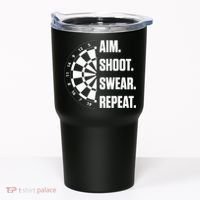 Darts Problems Dartboard Fun Hobby Dart Player Tumbler thumb 0
