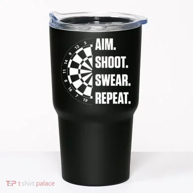 Darts Problems Dartboard Fun Hobby Dart Player Tumbler