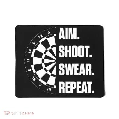 Darts Problems Dartboard Fun Hobby Dart Player Mousepad