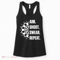 Darts Problems Dartboard Fun Hobby Dart Player Women's Tank Top thumb 0