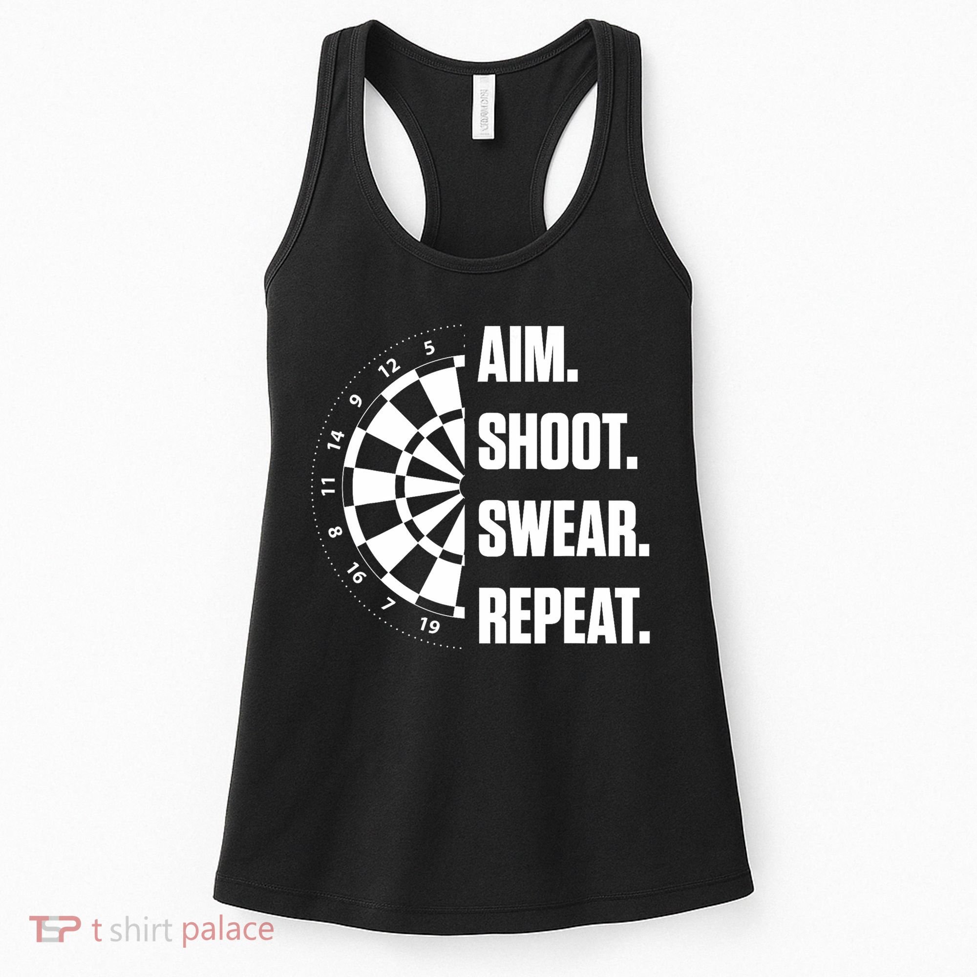 Darts Problems Dartboard Fun Hobby Dart Player Women's Tank Top