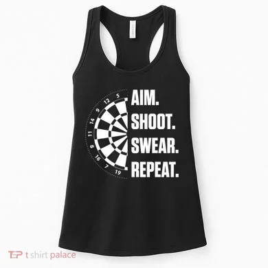 Darts Problems Dartboard Fun Hobby Dart Player Women's Tank Top