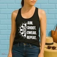 Darts Problems Dartboard Fun Hobby Dart Player Women's Tank Top thumb 2