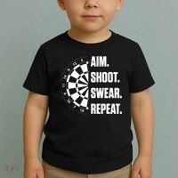 Darts Problems Dartboard Fun Hobby Dart Player Toddler T-Shirt thumb 2