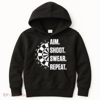 Darts Problems Dartboard Fun Hobby Dart Player Kids Hoodie thumb 0