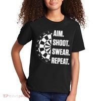 Darts Problems Dartboard Fun Hobby Dart Player Kids T-Shirt thumb 2