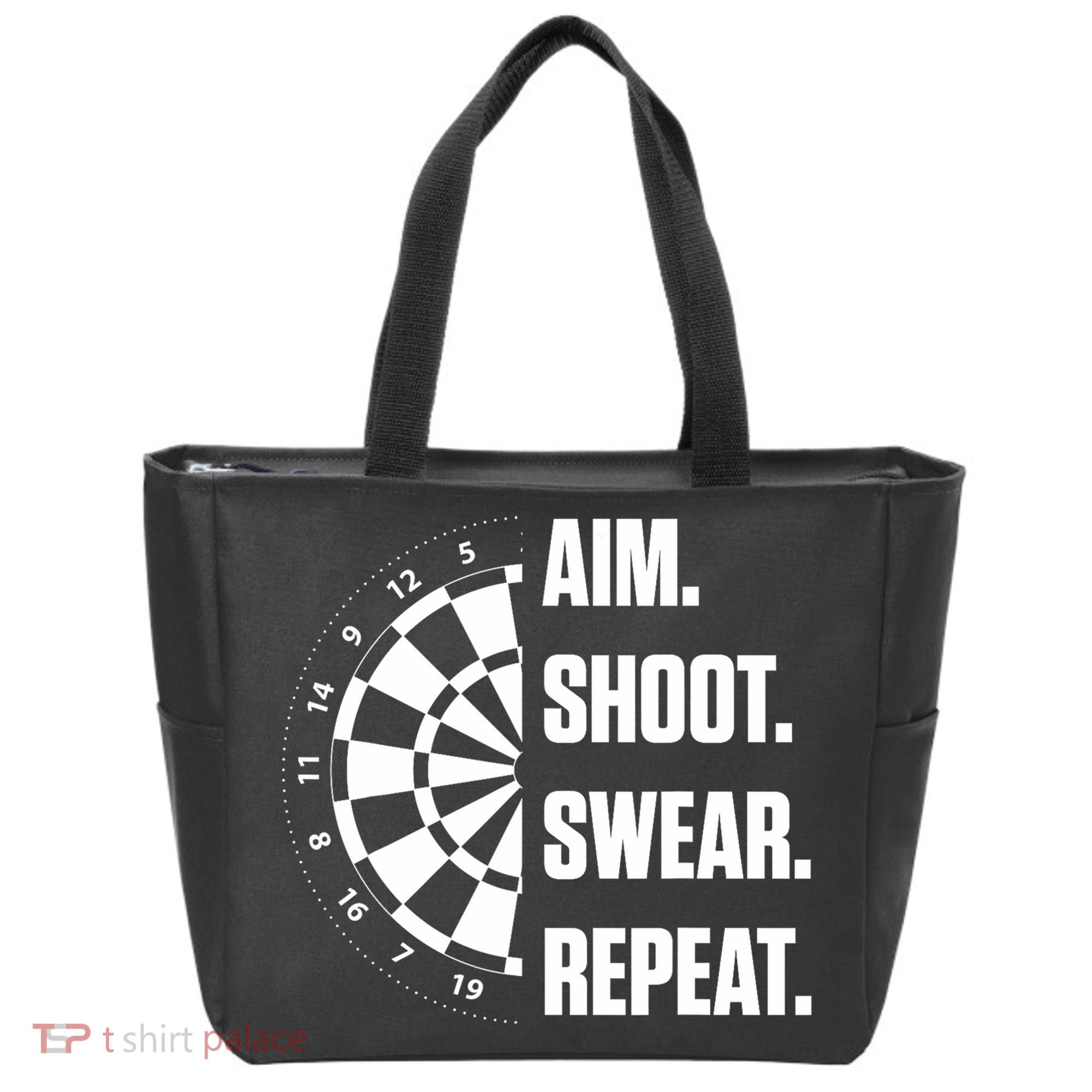 Darts Problems Dartboard Fun Hobby Dart Player Tote Bag