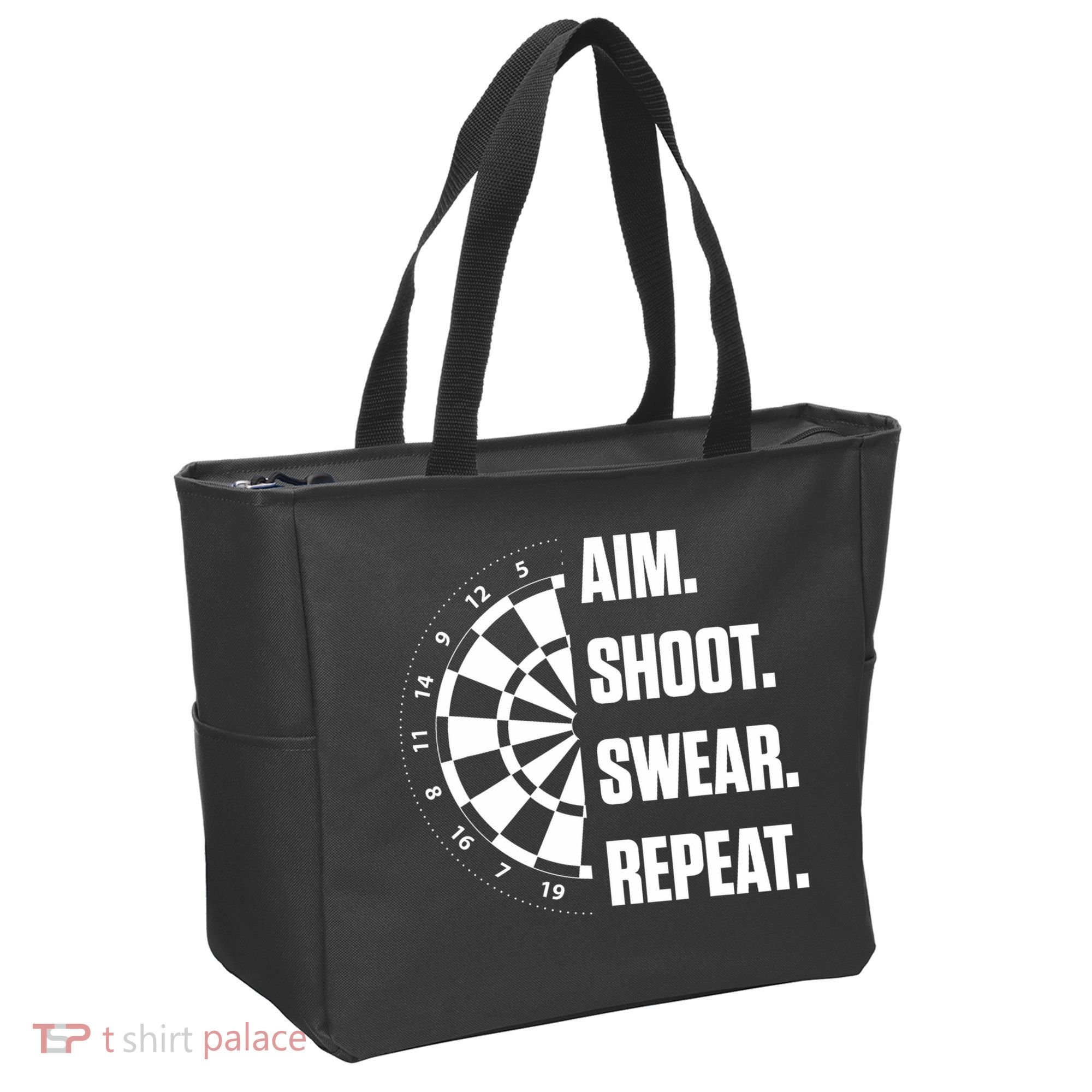 Darts Problems Dartboard Fun Hobby Dart Player Tote Bag