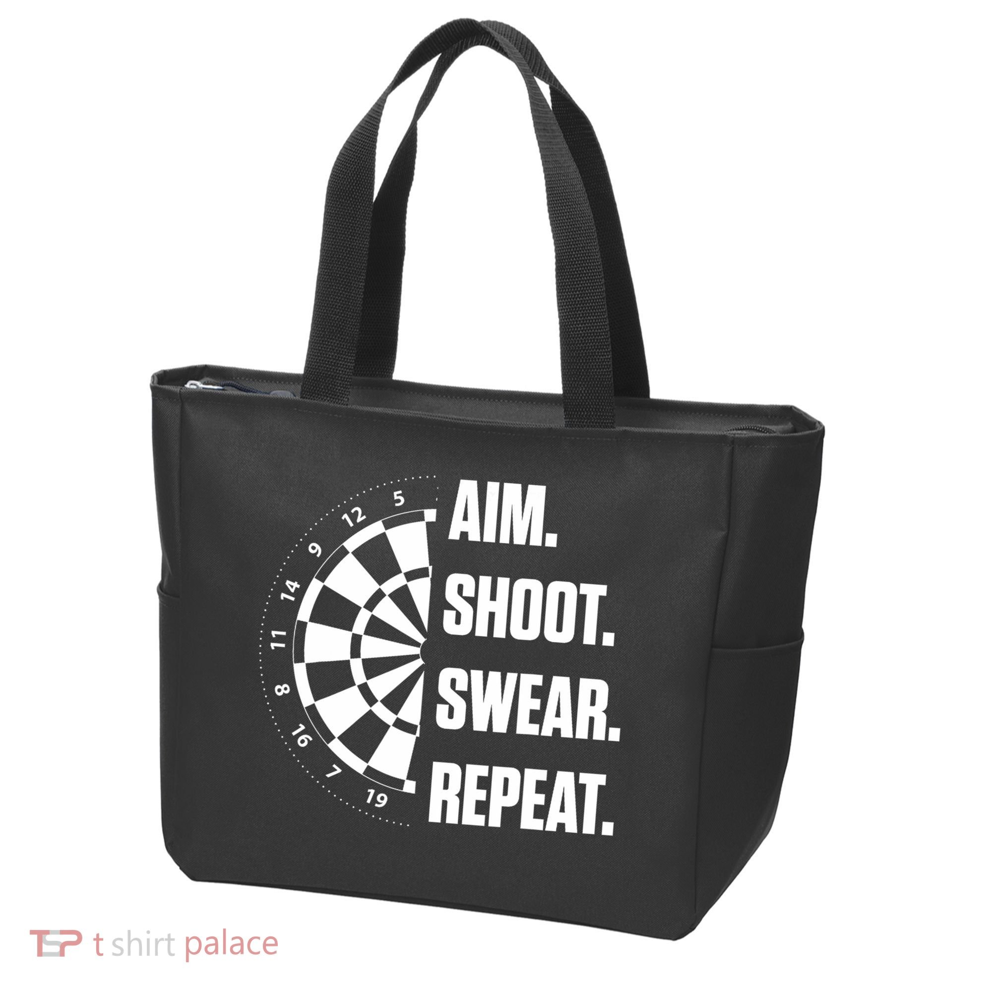 Darts Problems Dartboard Fun Hobby Dart Player Tote Bag