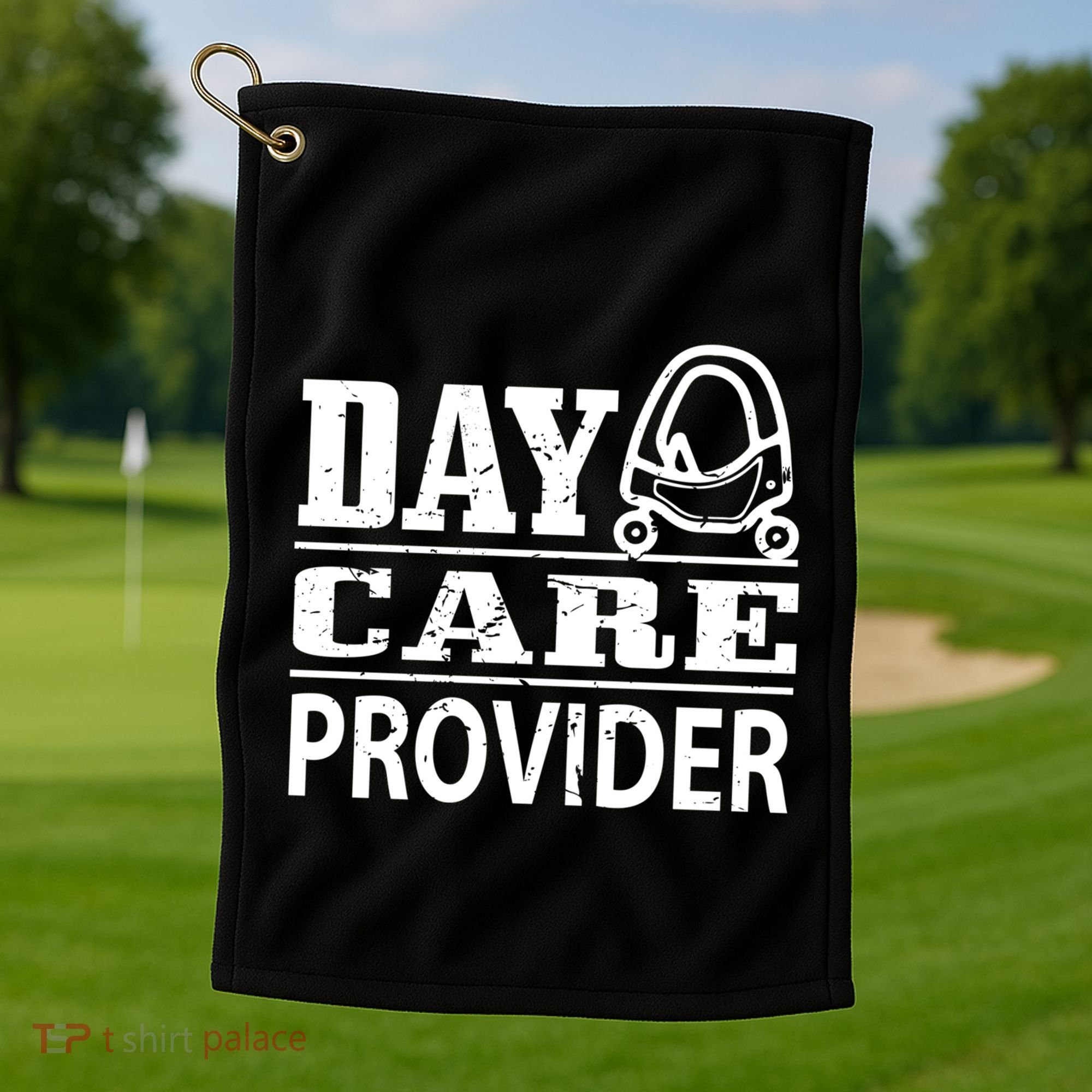 Daycare Provider Daycare Teacher Sitter Gift Golf Towel