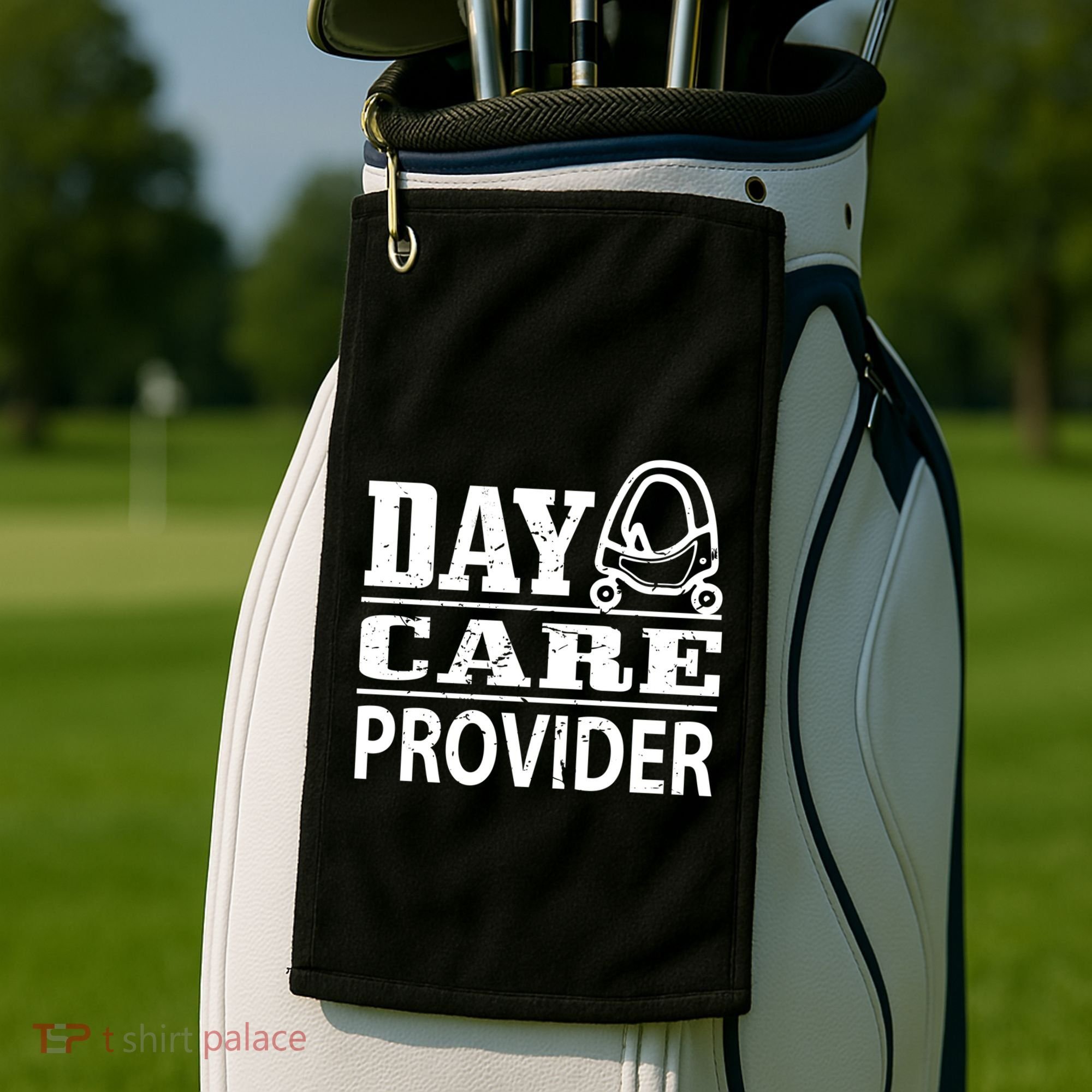 Daycare Provider Daycare Teacher Sitter Gift Golf Towel