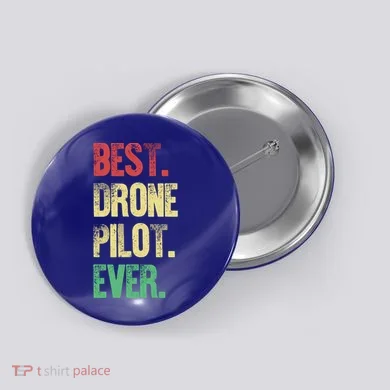 Drone Pilot Drone Photographer Gift Button