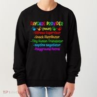 Daycare Provider Definition Daycare Teacher Day Women's Sweatshirt thumb 0